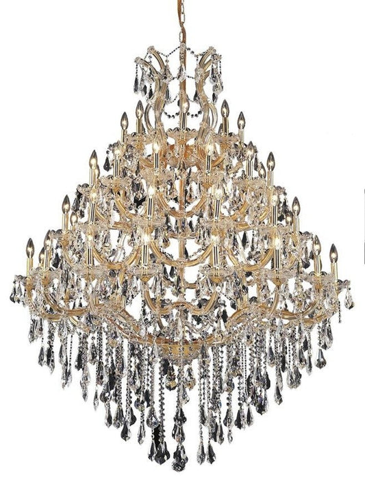 2801 Maria Theresa Collection Large Hanging Fixture, Clear, Royal CutBy Elegant Furniture & Lighting
