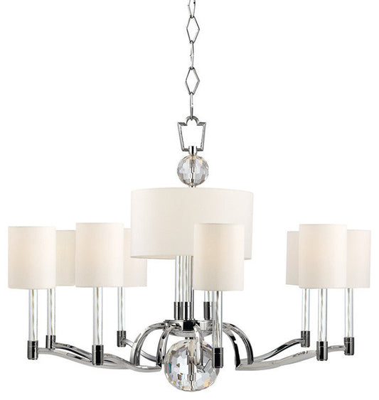Hudson Valley Waterloo 12 Light Chandelier 3009-PNBy Hudson Valley Lighting