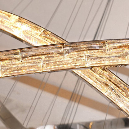 Argento 6-Tier Crystal Ring Modern ChandelierBy MORSALE