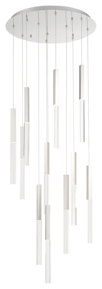 Eurofase Lighting 46477 Benicio 22"W 3000K LED Crystal - GoldBy Eurofase Lighting