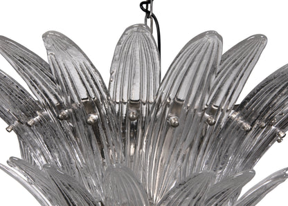 25" Emperor Antique Silver ChandelierBy Noir