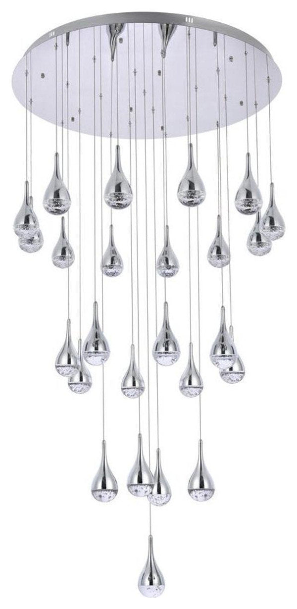 Amherst 25 Light Chandelier, ChromeBy Elegant Furniture & Lighting