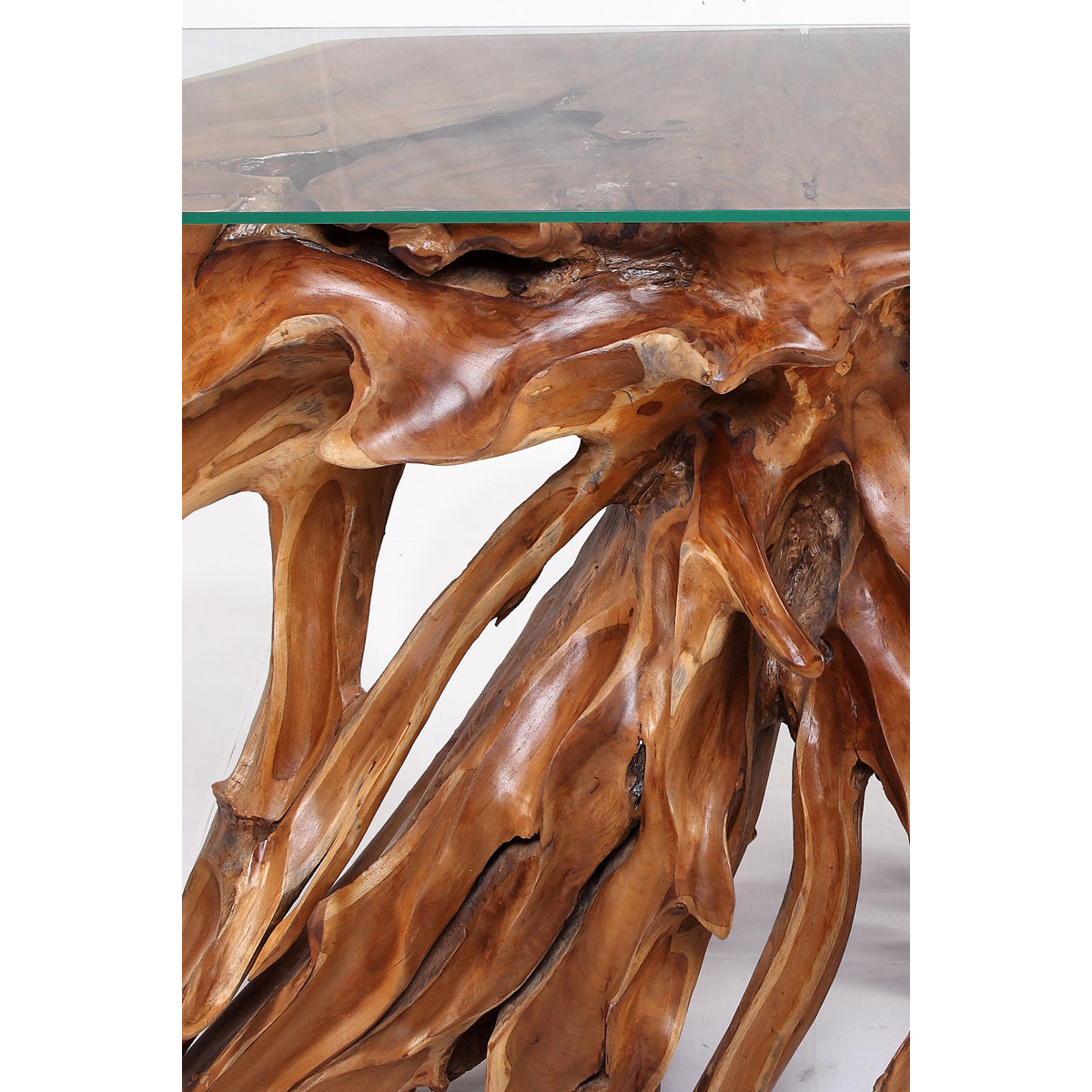 84'' W Glass Console Table