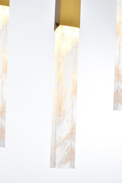 Home Living 42" Pendant, Satin GoldBy Home Living