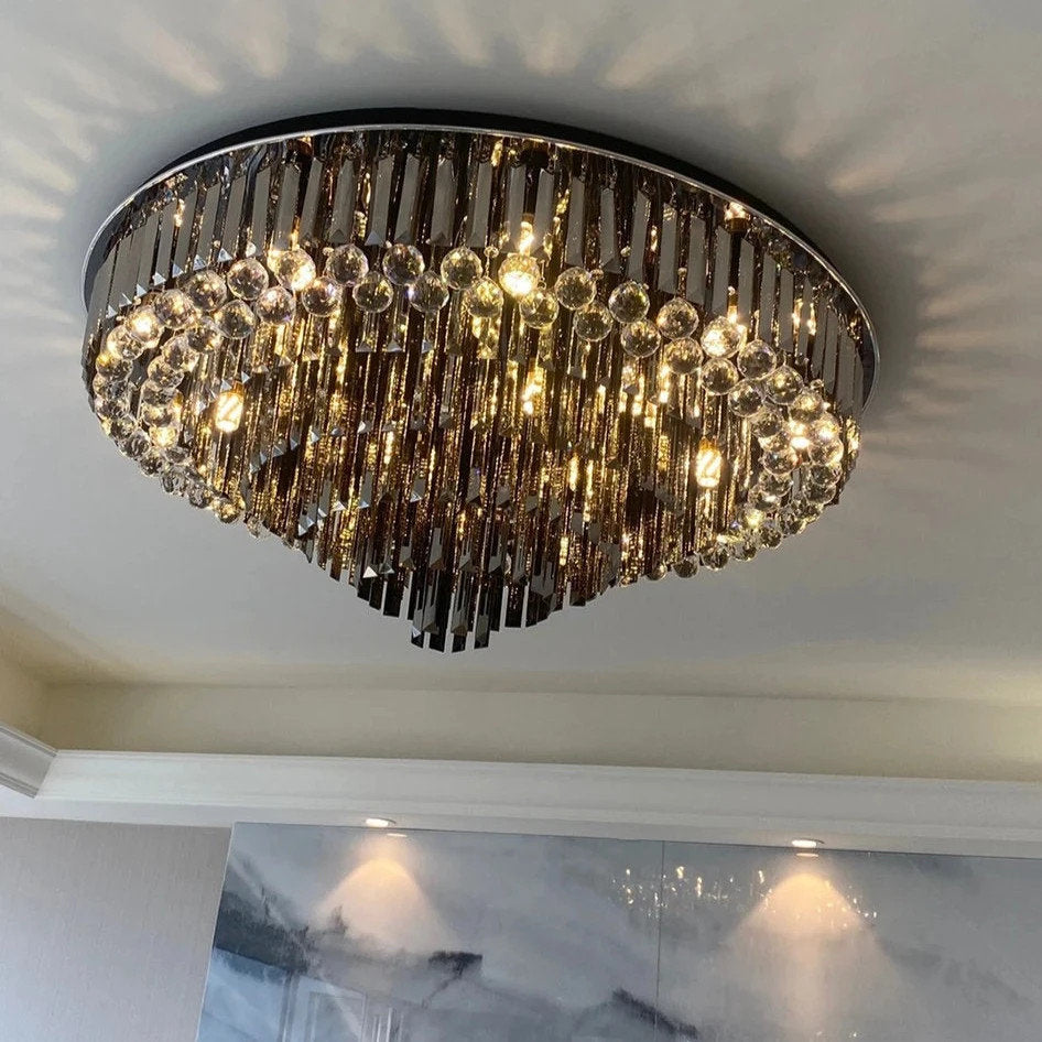Gio Crystal Ceiling Chandelier, Diameter 40"By MORSALE