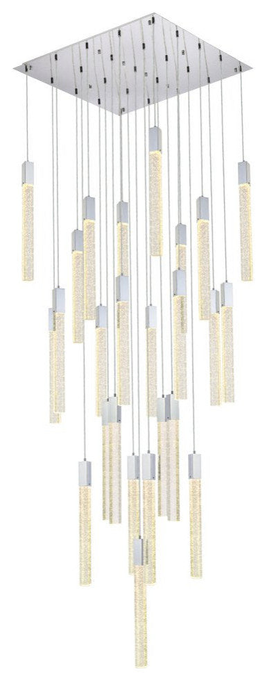 Elegant Lighting 2066G36C Weston 25 lights pendant in chromeBy Elegant Furniture & Lighting