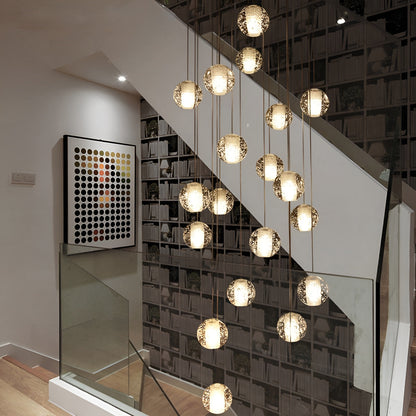 Lenno | Crystal Hanging Light Fixture, 30 LightsBy Miron Demid LLC