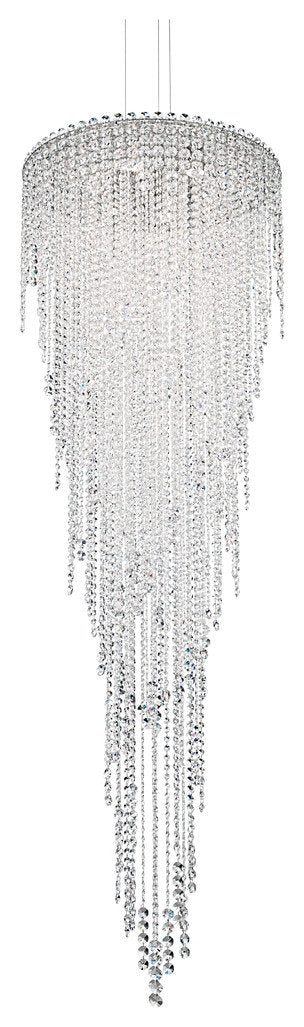 Early American Chelier in Heirloom Silver Spectra CrystalBy Schonbek