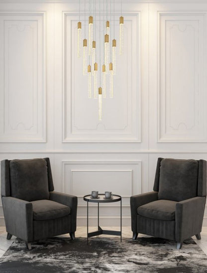 Elegant Lighting 2066G26 Weston 13 Light 26"W LED Crystal Multi - BlackBy Elegant Furniture & Lighting