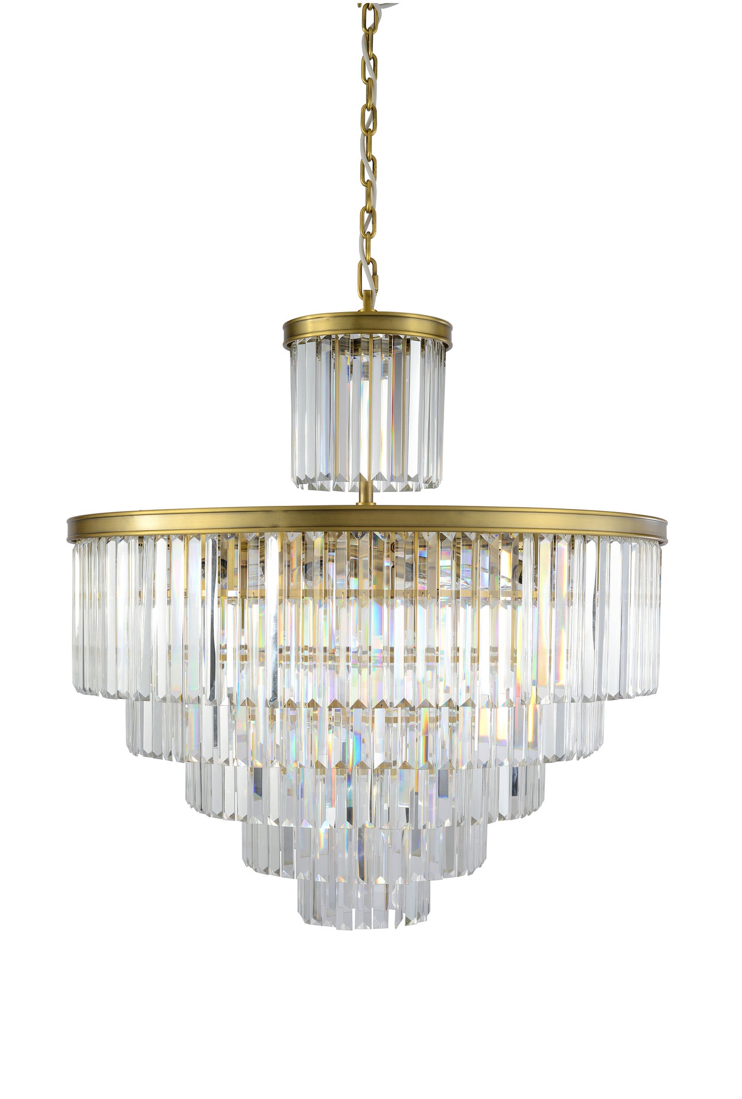 Artistry Lighting Edgewood Collection Hanging Crystal Chandelier 32x32By Artistry Lighting