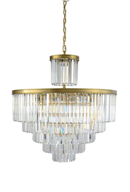 Artistry Lighting Edgewood Collection Hanging Crystal Chandelier 32x32By Artistry Lighting