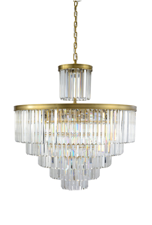 Artistry Lighting Edgewood Collection Hanging Crystal Chandelier 32x32By Artistry Lighting