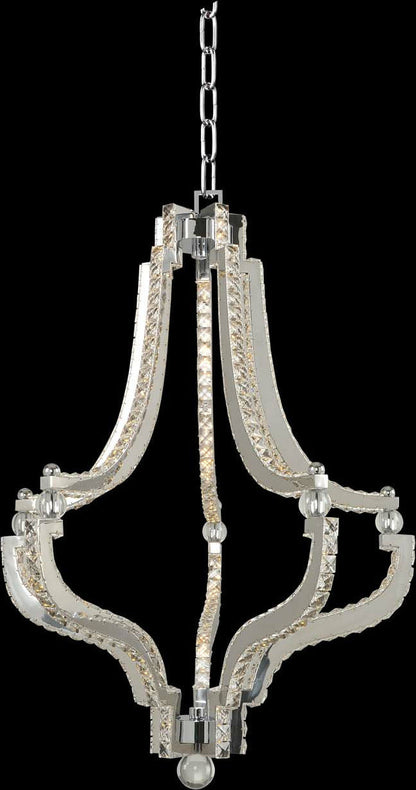 Cambria Led Pendant, Chrome, 21"By KALCO LIGHTING