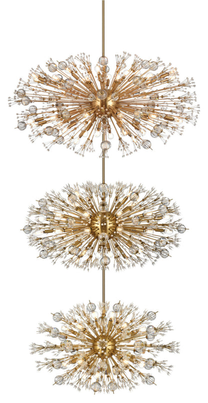 Elegant Lighting 2500G48L3 Vera 100 Light 26"W Crystal Sputnik - ChromeBy Elegant Furniture & Lighting