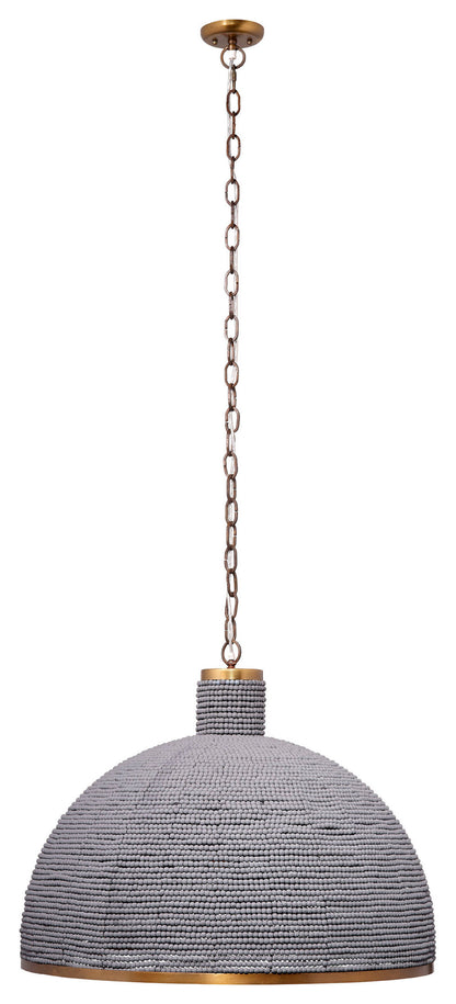 Big Sur 1-Light Beaded Slate Blue ChandelierBy Jamie Young Company