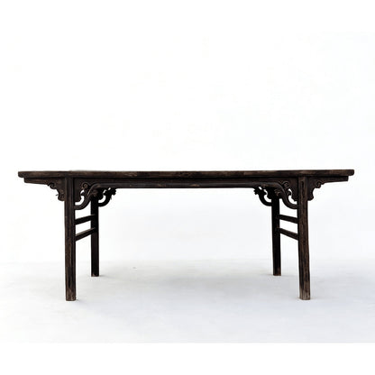 86" Long Antique Chinese Painting Table