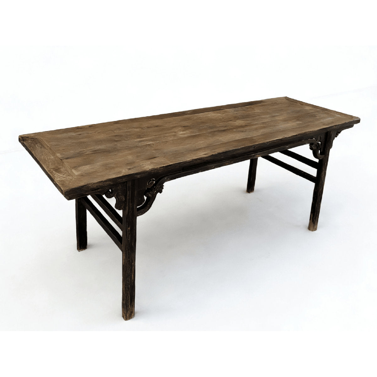 86" Long Antique Chinese Painting Table