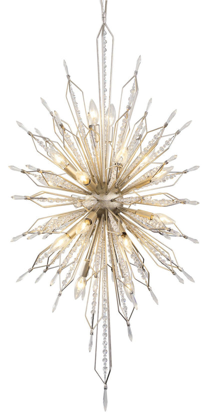 Varaluz 311F20 Orbital 20 Light 24"W Crystal Sputnik Chandelier - Gold DustBy Varaluz