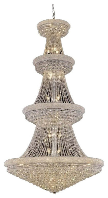 Elegant Lighting Primo 48" 42 Light Royal Crystal ChandelierBy Elegant Furniture & Lighting