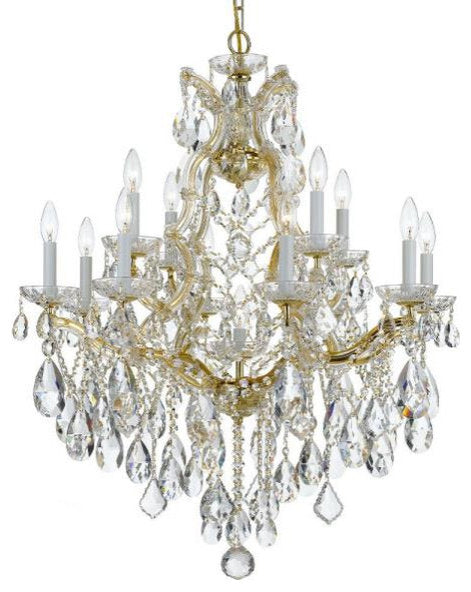 Maria Theresa - 12-Light Chandelier in Traditional and Contemporary StyleBy Crystorama Lighting