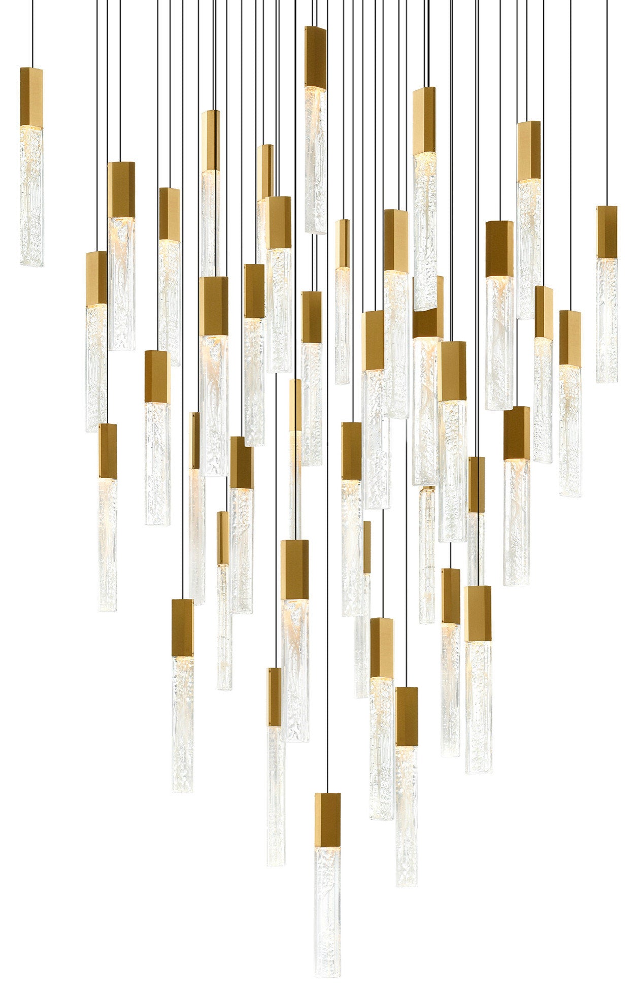 CWI LIGHTING 1589P36-41-624 Greta Integrated LED Brass ChandelierBy CWI Lighting