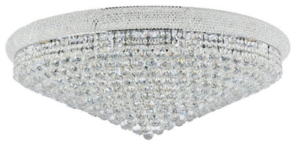 Elegant Lighting Primo 30-Light Metal & Crystal Flush Mount in ChromeBy Elegant Furniture & Lighting
