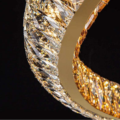 Bacci Crystal Modern Ceiling Light FixtureBy Morsale.com