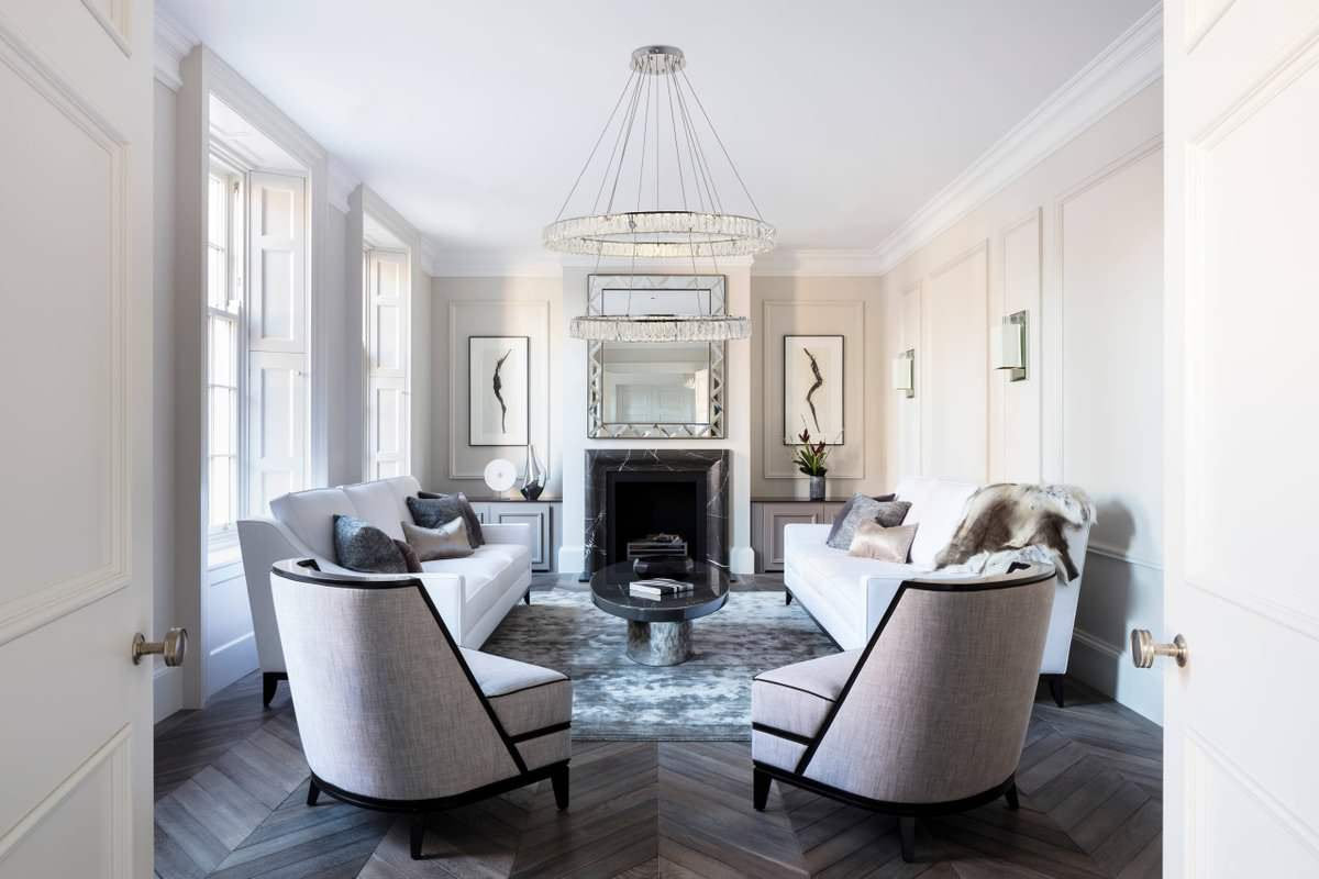 Contemporary Chrome-Light ChandelierBy Home Living