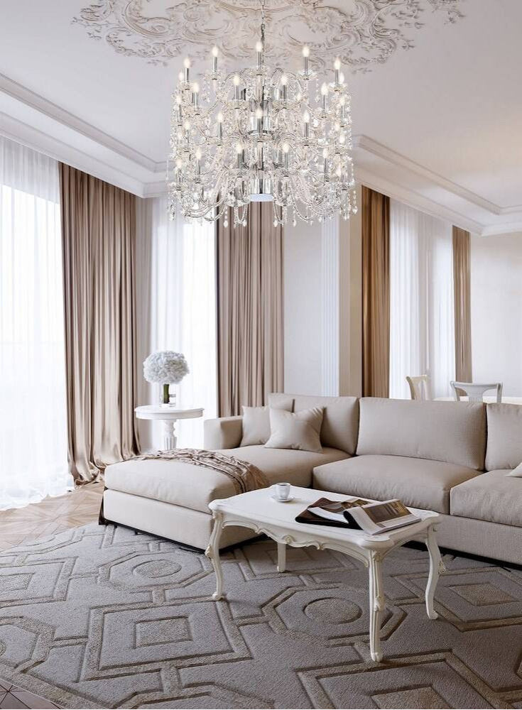 4 Tier Chandelier 12 Light - 42 Inches Wide by 34 Inches High-ChromeBy Bailey Street Home