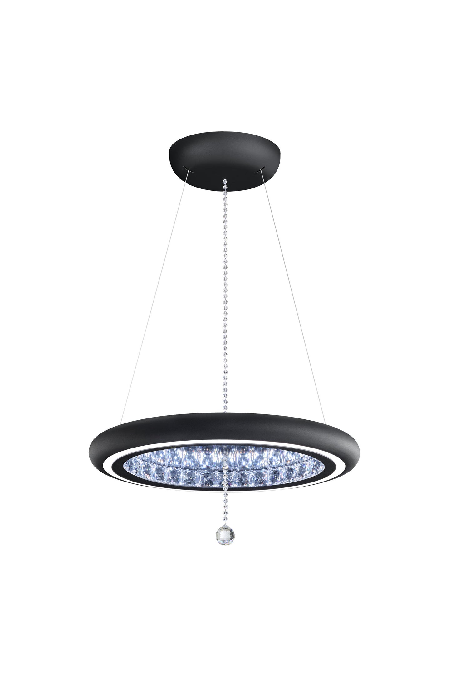 Schonbek Mfc200N-Bk1S 1 Light Crystal Pendant, BlackBy Schonbek