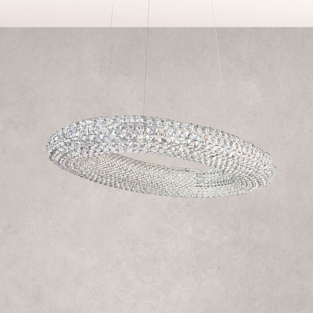 Schonbek Ca3724S 20 Light Crystal Pendant, Polished Stainless SteelBy Schonbek
