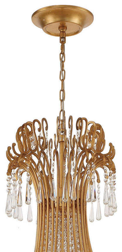 Crystorama Arcadia 28-Light Chandelier Antique GoldBy Crystorama Lighting