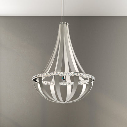 Schonbek Sce130Dn-Lw1S 20 Light Crystal Pendant, White Pass LeatherBy Schonbek