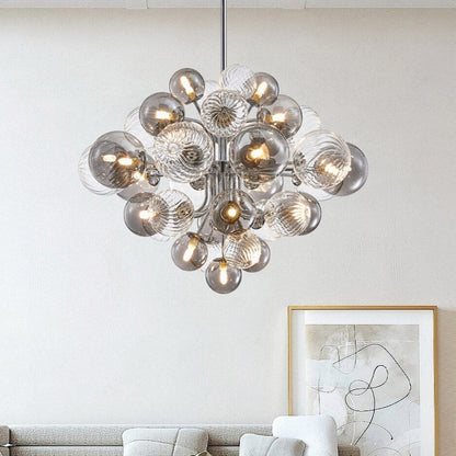 18-Light Designer Glass Bubble ChandelierBy MORSALE