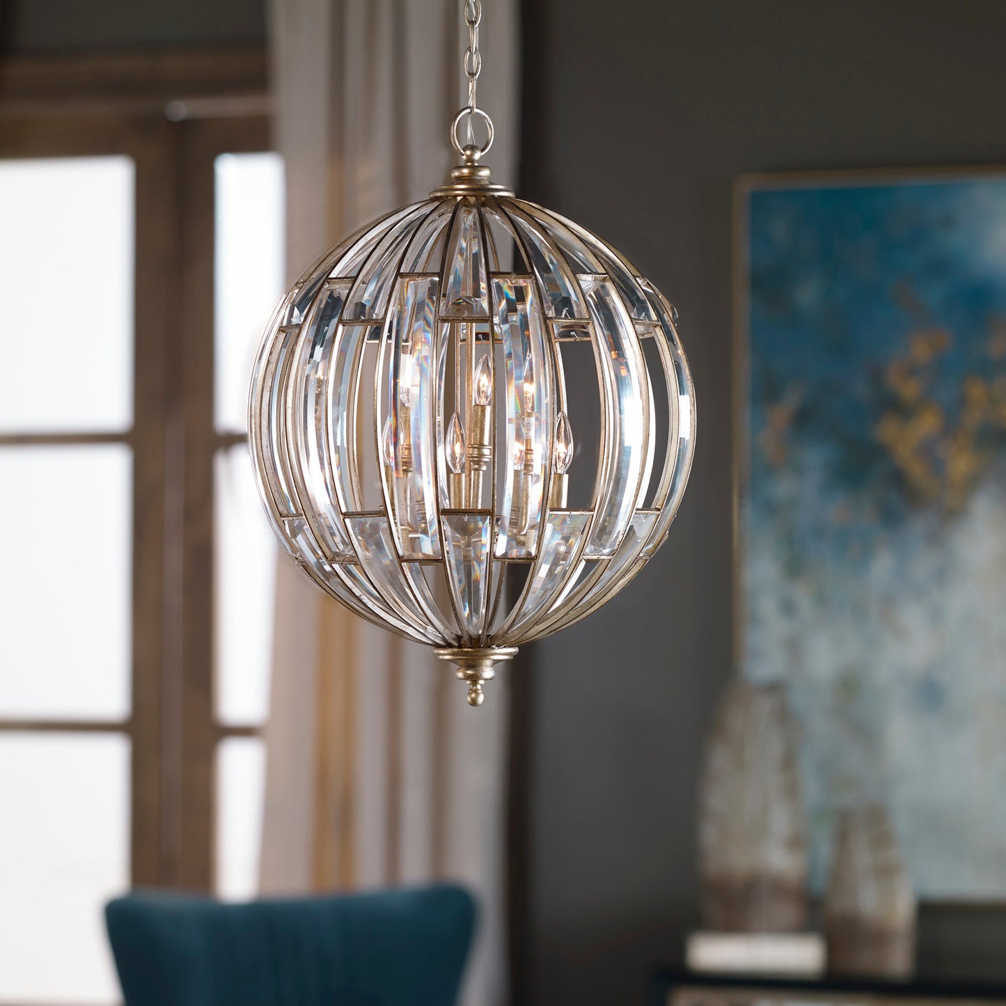 Uttermost Vicentina 6-Light Sphere PendantBy Uttermost