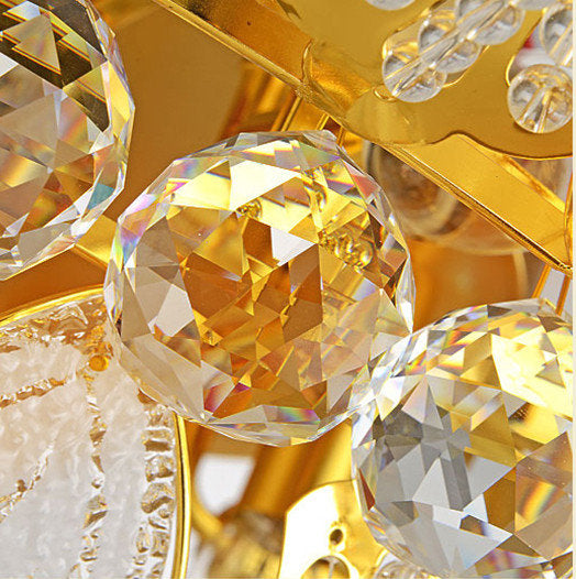 Acerenza | Luxury Modern Crystal LED Chandelier, Dia31.4xh9.8", Warm LightBy Miron Demid LLC
