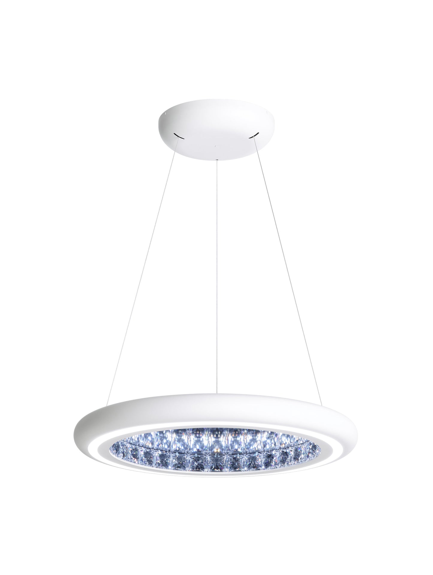Schonbek Mfc201N-Wh1S 1 Light Crystal Pendant, WhiteBy Schonbek
