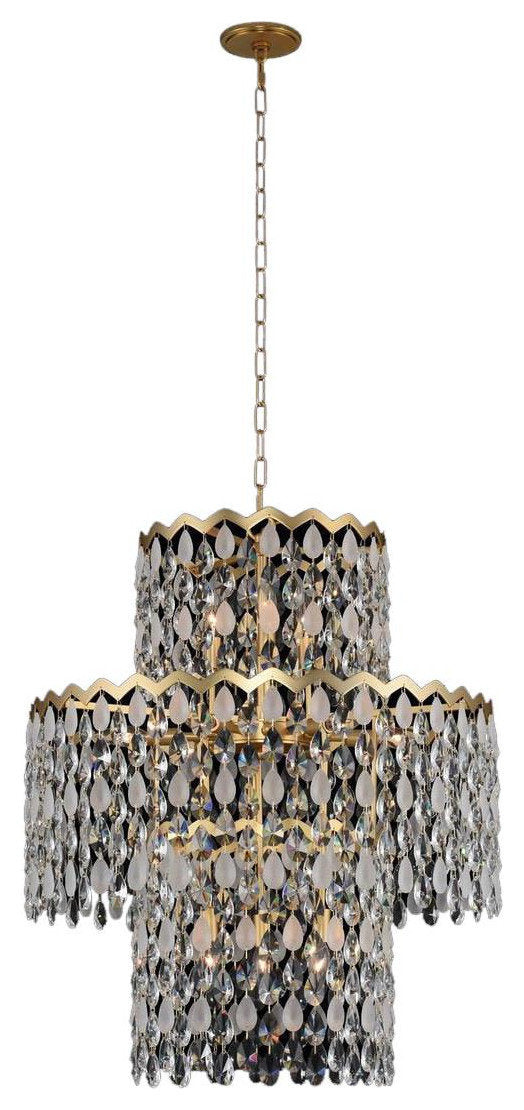 Caretta 27" Pendant With Firenze CrystalBy KALCO LIGHTING