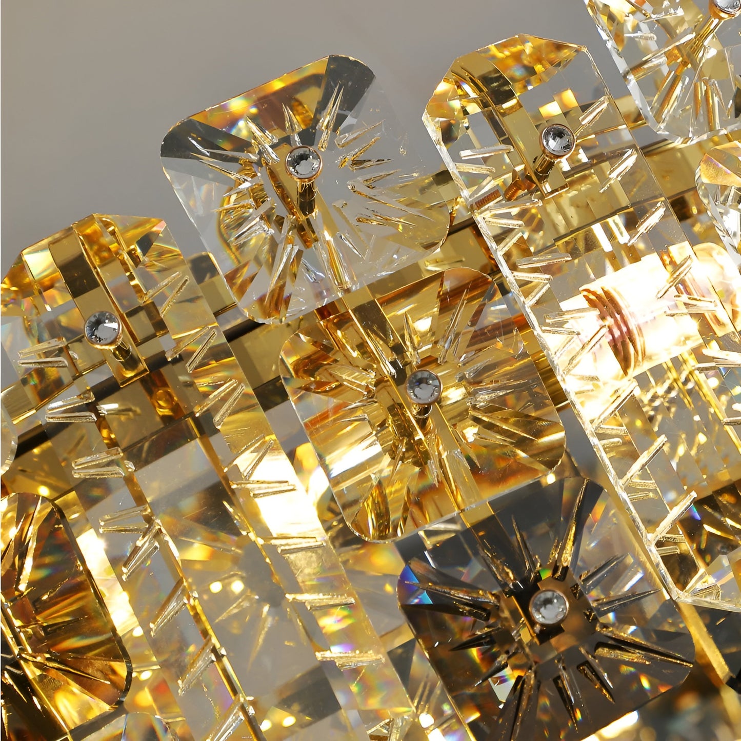 Zambrone | Luxury Round Crystal Chandelier for Living Room, 12bulbsBy Miron Demid LLC