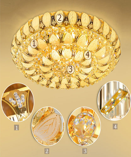 Acerenza | Luxury Modern Crystal LED Chandelier, Dia31.4xh9.8", Warm LightBy Miron Demid LLC
