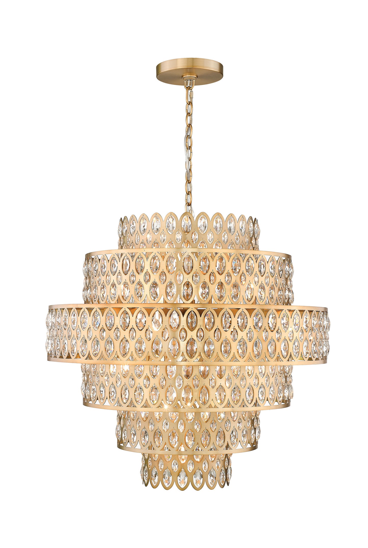 Z-Lite 822P32-HB 17 Light Pendant, Heirloom BrassBy Z-LIte