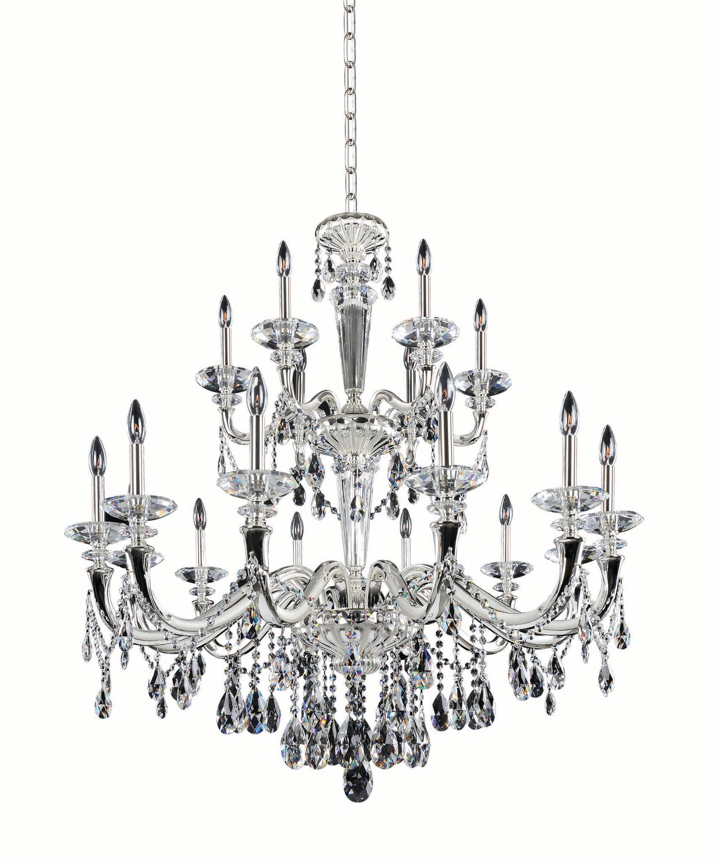Jolivet 18 Light ChandelierBy Allegri Crystal by Kalco Lighting