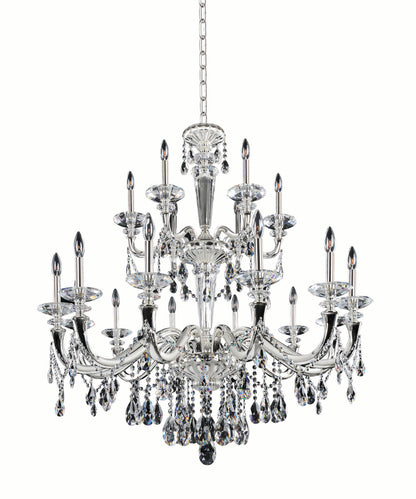 Jolivet 18 Light ChandelierBy Allegri Crystal by Kalco Lighting