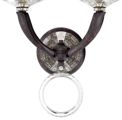 Schonbek Ma1002N-76O 2 Light Crystal Sconce, Heirloom BronzeBy Schonbek