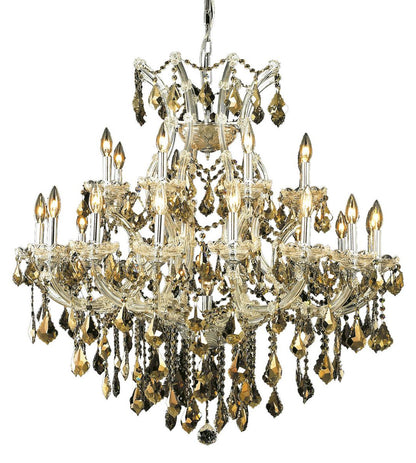 2800 Maria Theresa Collection Large Hanging Fixture, Royal CutBy Elegant Furniture & Lighting