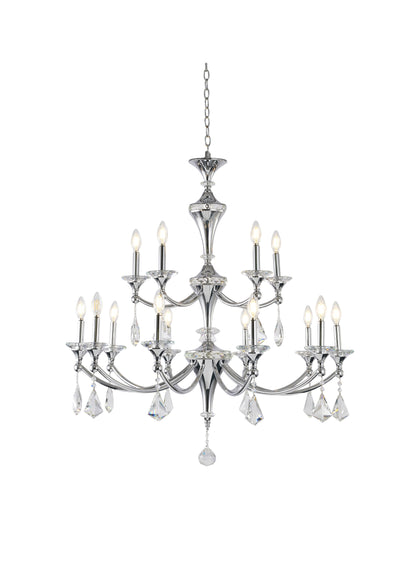 15-Light Two Tier Chrome FrameBy Design Living