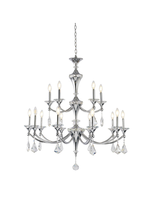 15-Light Two Tier Chrome FrameBy Design Living
