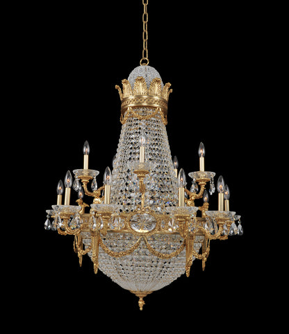 Marseille 36x48" 25-Light Classic Chandelier by AllegriBy Allegri Crystal by Kalco Lighting