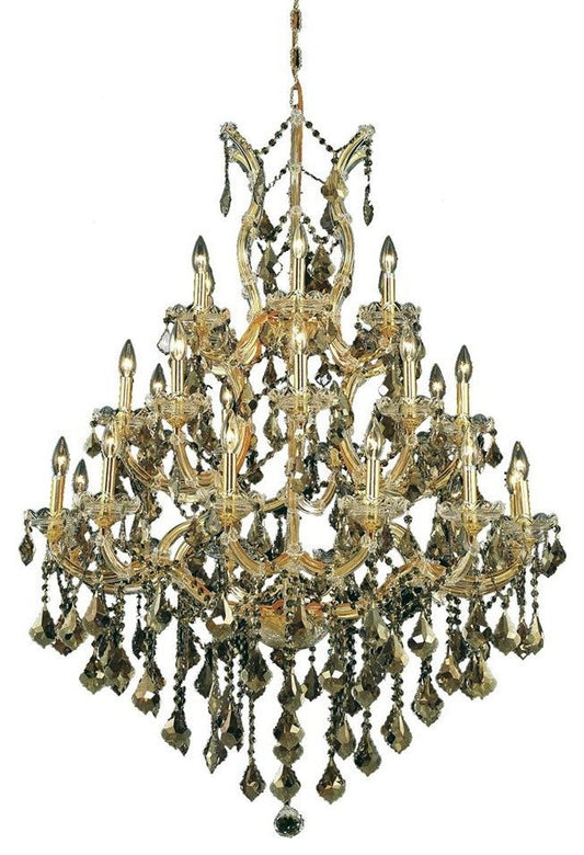 2800 Maria Theresa Collection Large Hanging Fixture, Royal CutBy Elegant Furniture & Lighting