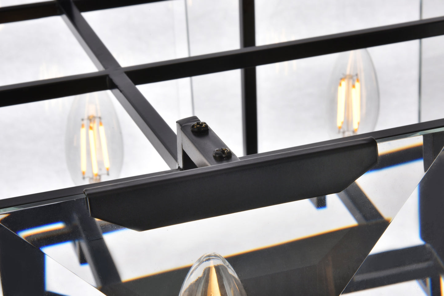 1212 Monaco Collection Pendant Lamp,62''x12'',Flat Black (Matte)By Elegant Furniture & Lighting
